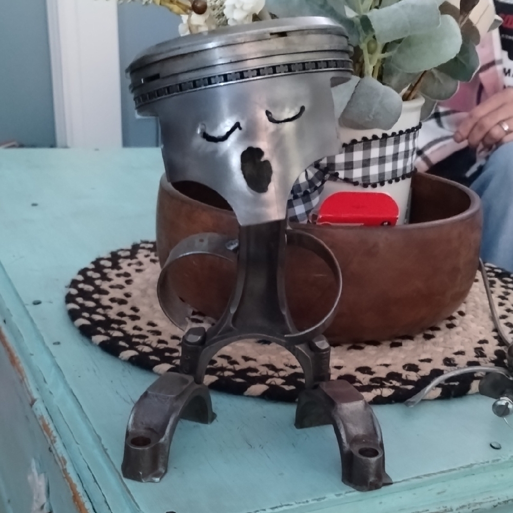 Metallic Home Accent Sculpture
